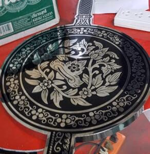 ผลงานป้ายสแตนเลสกัดกรด