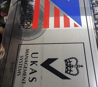 ผลงานป้ายสแตนเลสกัดกรด