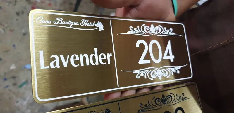 แกลลอรี่ ป้ายสแตนเลสสีทอง