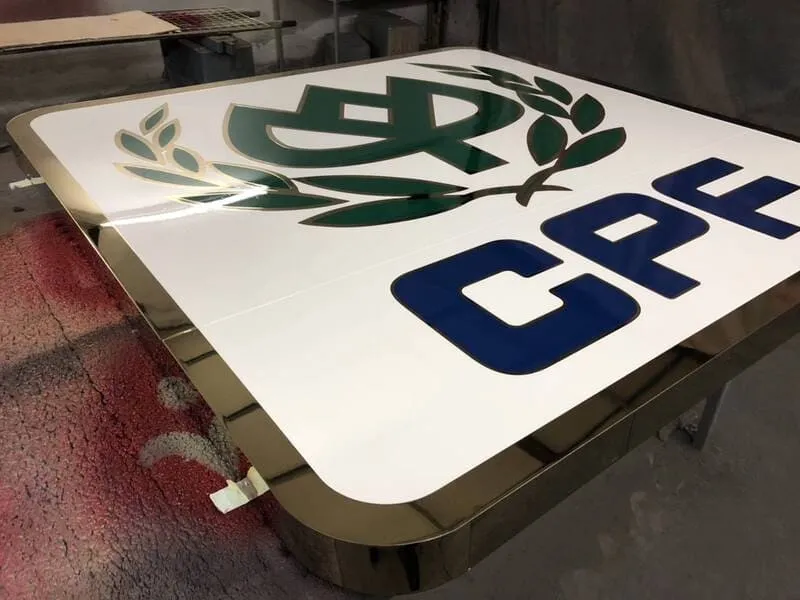 แกลลอรี่ ป้ายสแตนเลสสีทอง