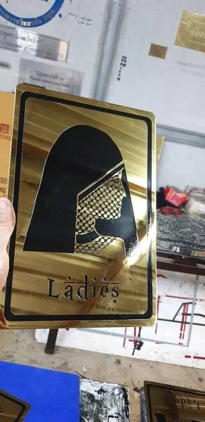 แกลลอรี่ ป้ายสแตนเลสสีทอง