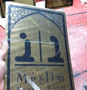 ผลงานป้ายสแตนเลสกัดกรด