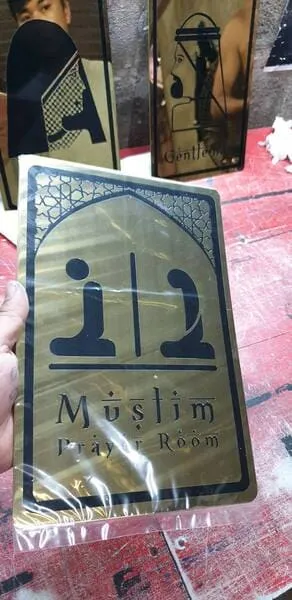 แกลลอรี่ ป้ายสแตนเลสสีทอง