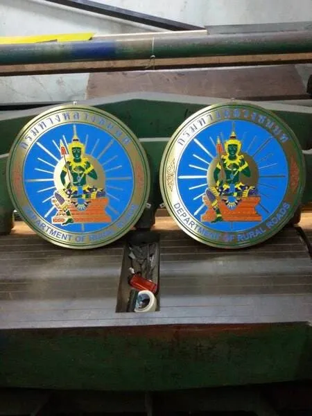 แกลลอรี่ ป้ายสแตนเลสสีทอง