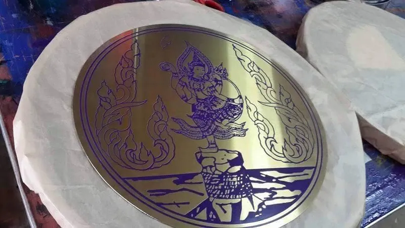 แกลลอรี่ ป้ายสแตนเลสสีทอง