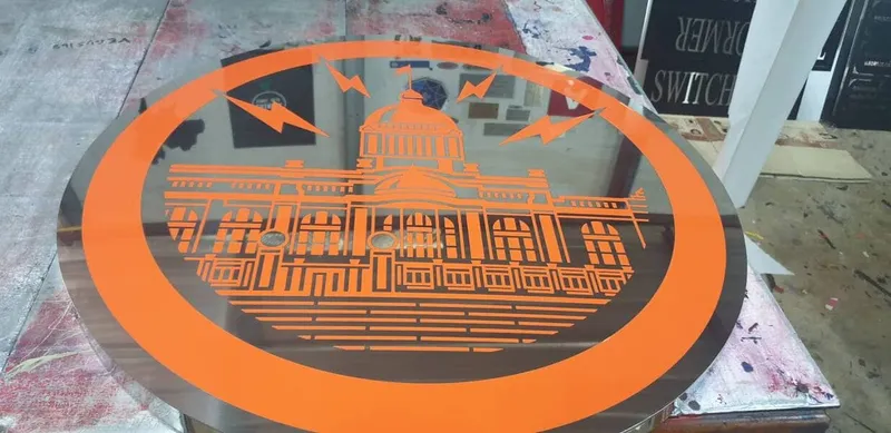 แกลลอรี่ ป้ายสแตนเลสสีทอง