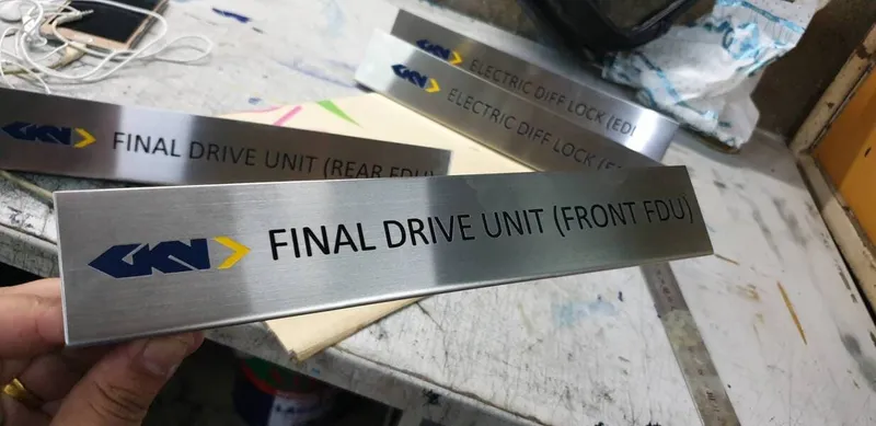 แกลลอรี่ ป้ายสแตนเลสด้าน